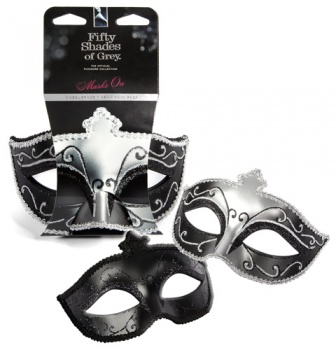 510998 Fifty Shades of Grey škrabošky Masks On - produkt už nie je v predaji