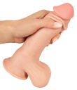 554820 Dildo s pohyblivou pokožkou Nature Skin