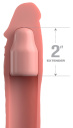 5002508  Návlek na penis 2″ Silicone X-tension with Strap