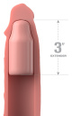 5002540 Návlek na penis 3″ Silicone X-tension