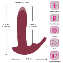 555380 Javida RC Hands-free 3 Function Vibrator