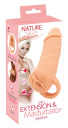 5003334 Nature Skin 2in1 Extension + Masturbator Medium