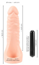 5402239 Realistixxx Double Fucker + Vibration krúžok s vibrátorom