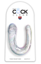 547620 King Cock Clear Double Trouble M dildo