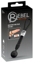 5004225 Rebel Heavy Rope Cock Strap with Ball